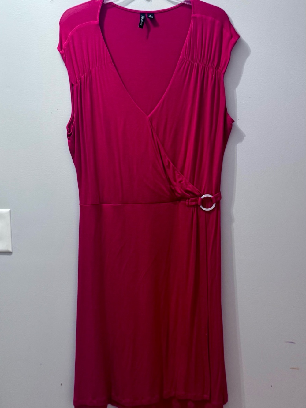 Relativity Women’s Red Wrap-Style Dress, Size XL